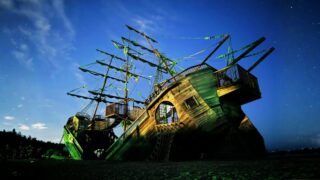 【難破船のある公園？】静岡にある広野海岸公園が怖いほど美しかった話